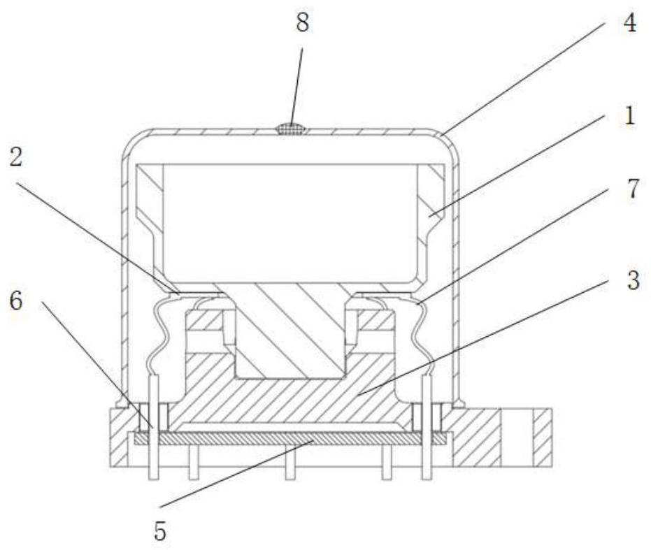 High-temperature solid-state resonant gyroscope and drilling measurement system comprising same