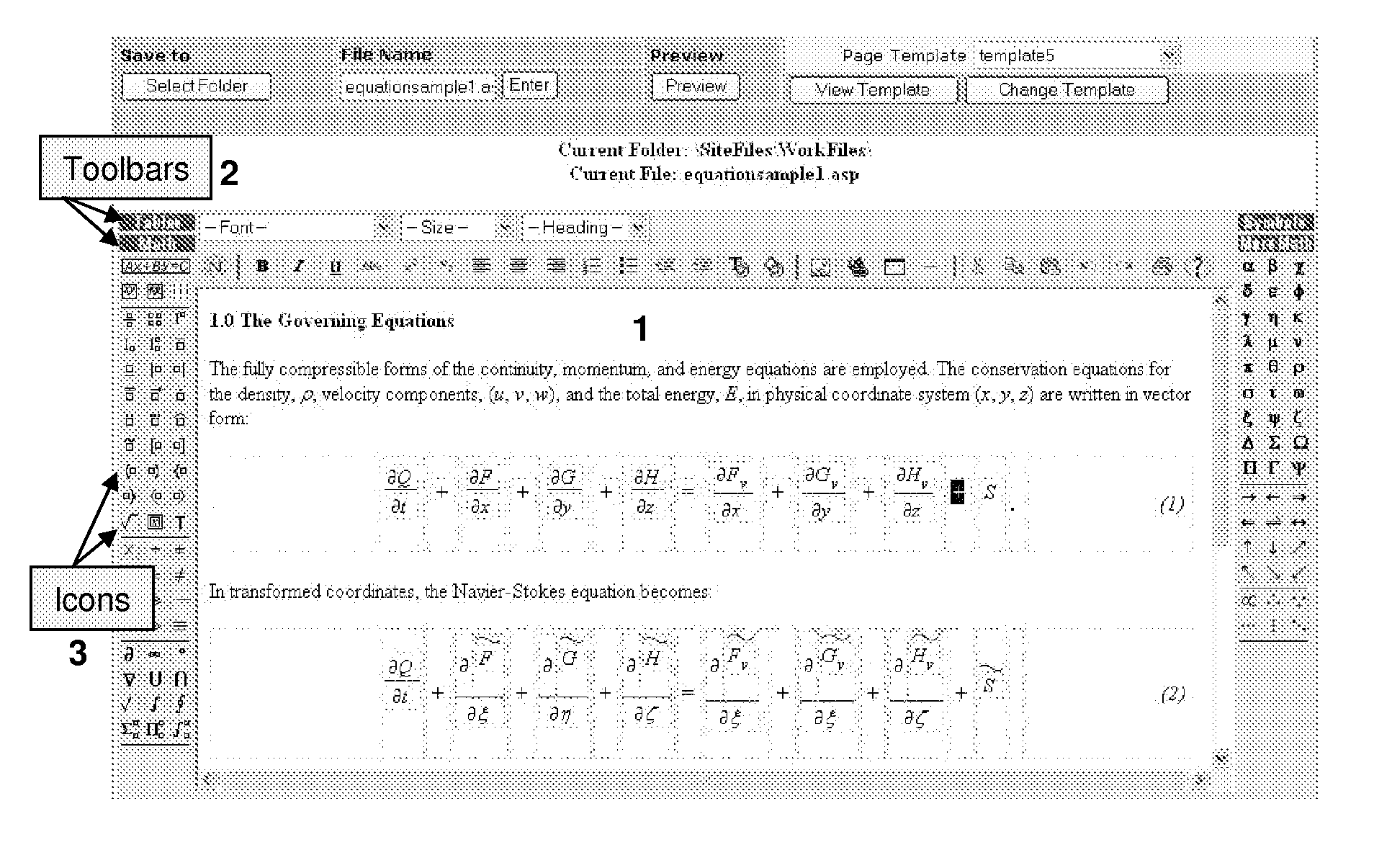 System and method for generating mathematical equations and symbolic scientific expressions in HTML and css