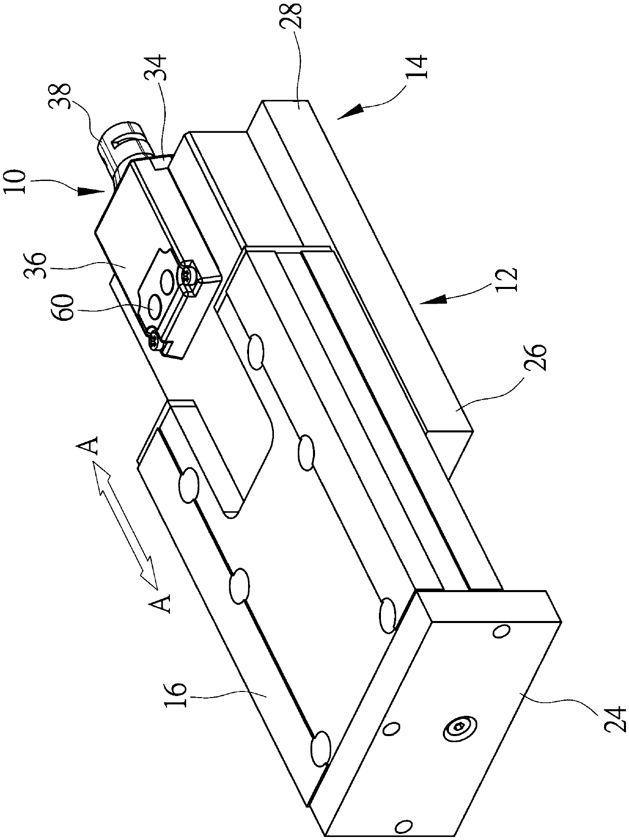 Actuator and wire fixing structure thereof