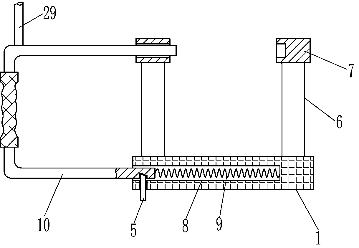 Auxiliary fixing equipment for piglet injection