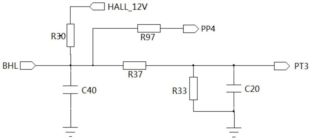 Driving circuit and control method for restraining tailgate of automobile from falling off