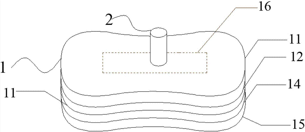 Panty liner, traditional Chinese medicine component applied to panty liner and preparation method of panty liner