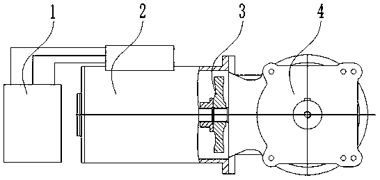 Low-speed large torque permanent magnet motor drive system for small space