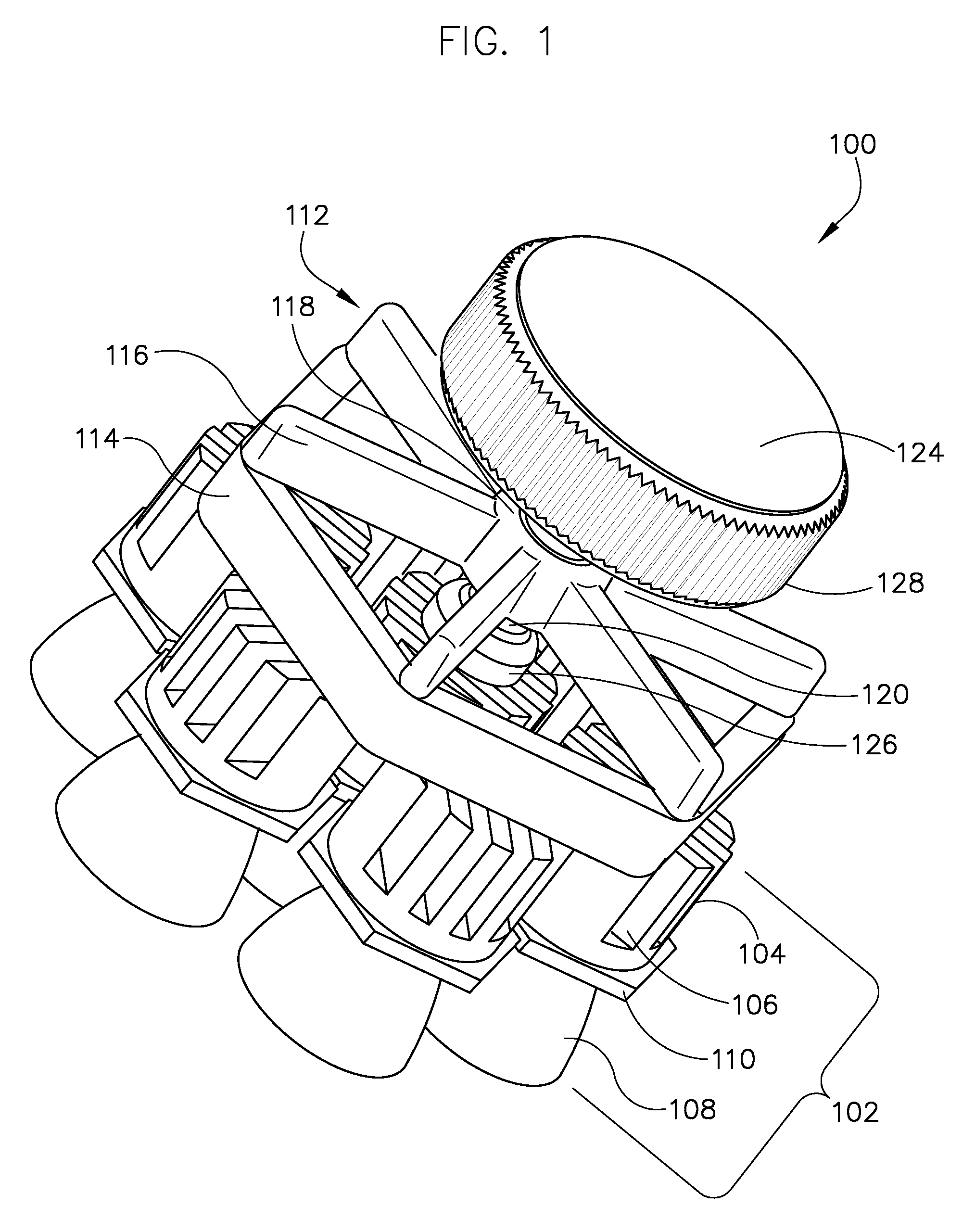 Beam adjustment mechanism for an LED light fixture