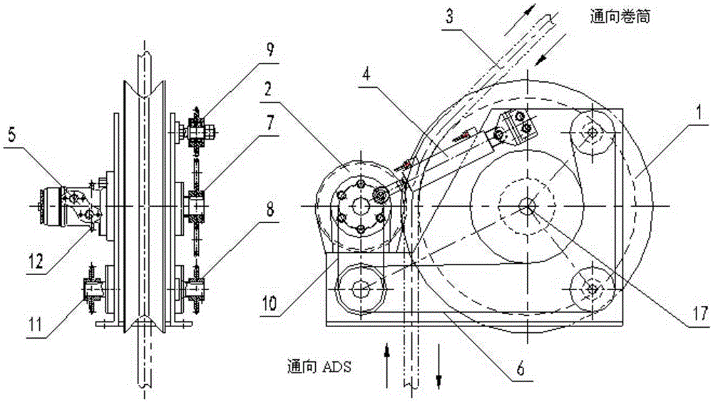 Synchronous conveying mechanism for neural cable