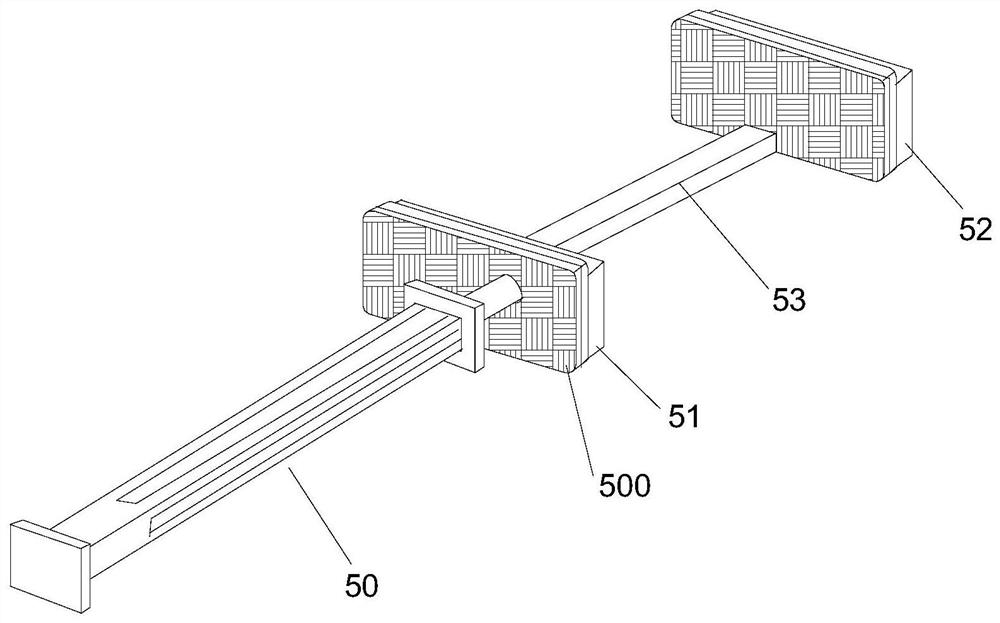 Efficient machining waste recycling device for numerical control machine tool