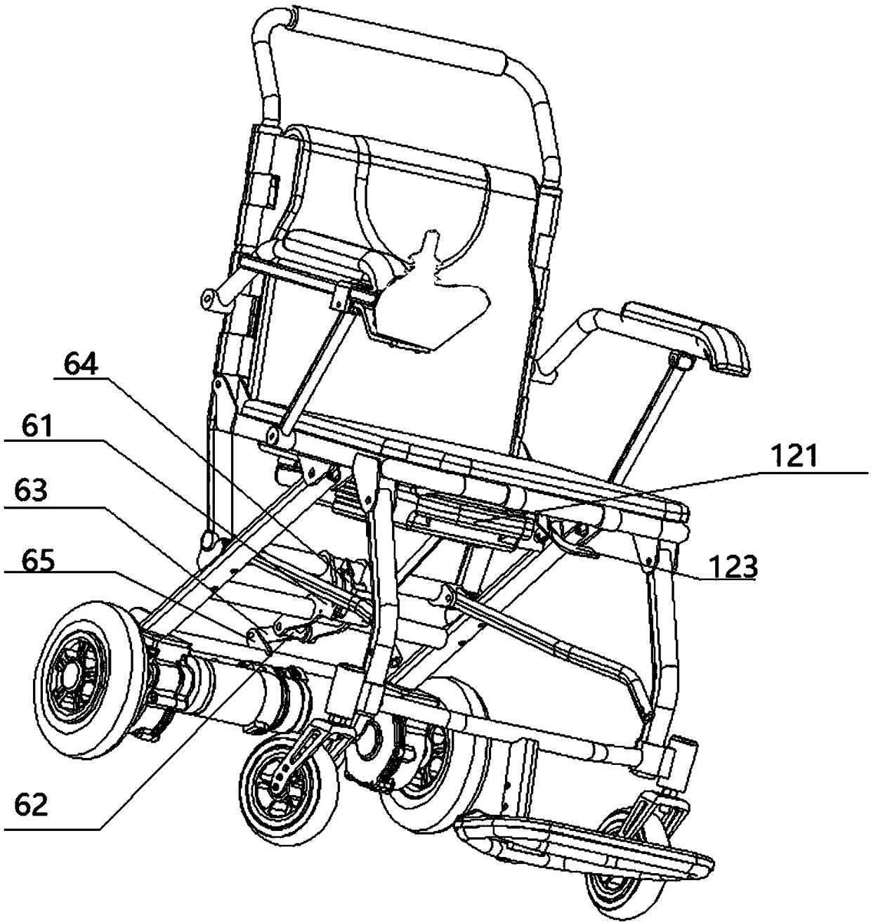 Safe and convenient electric wheelchair and working method thereof