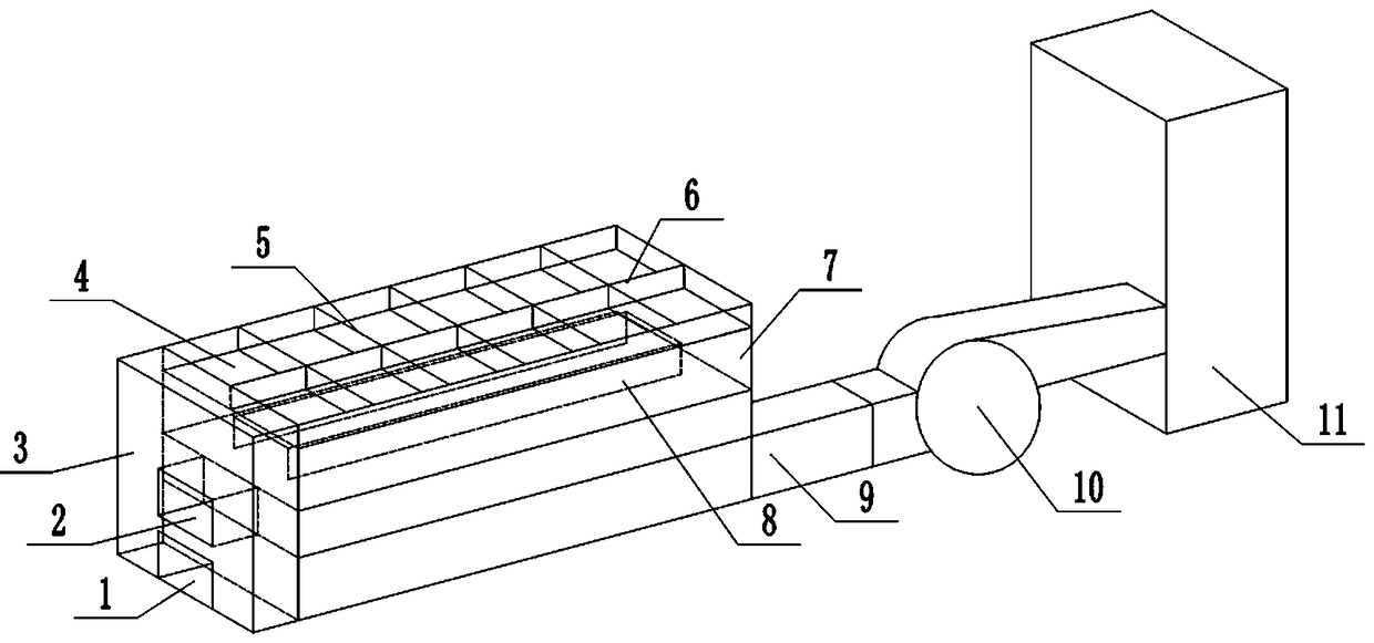 Device for producing dried bean curd sticks through cooking soybean milk