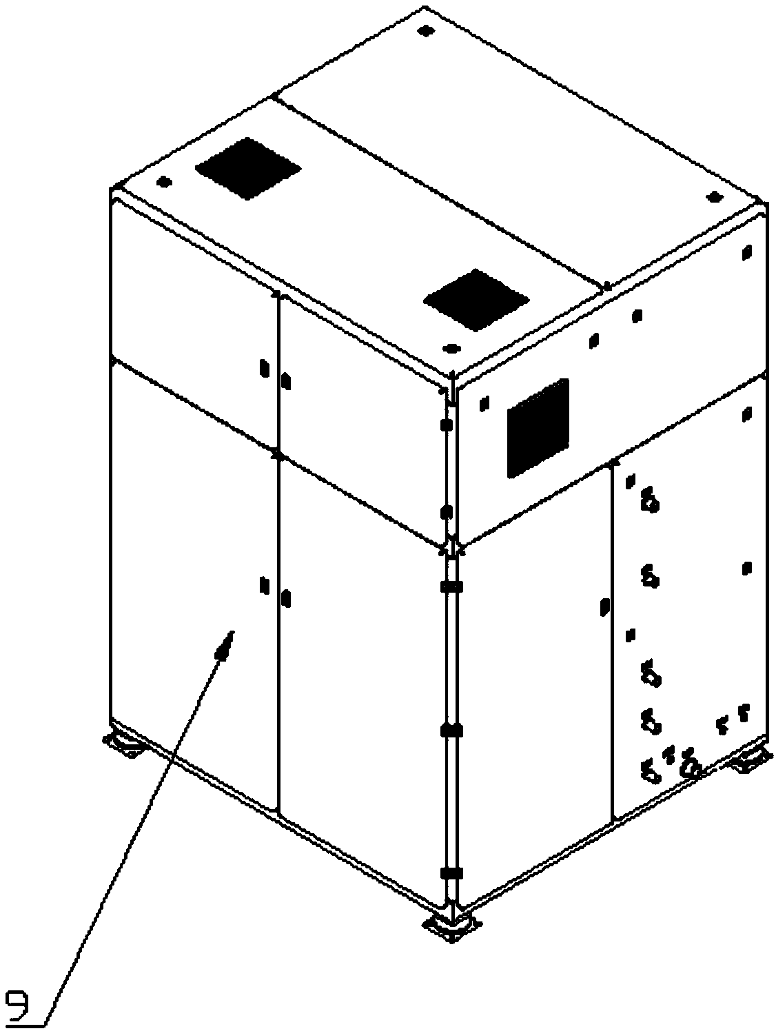 MVR evaporator of skid-mounted single-screw compressor