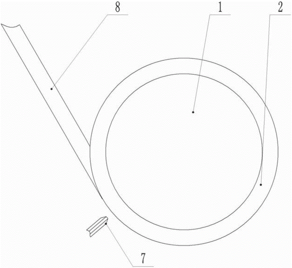 Vibration plate device for supplying of aluminum cases