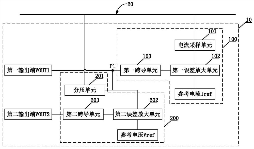 Voltage and current control circuit and integrated chip