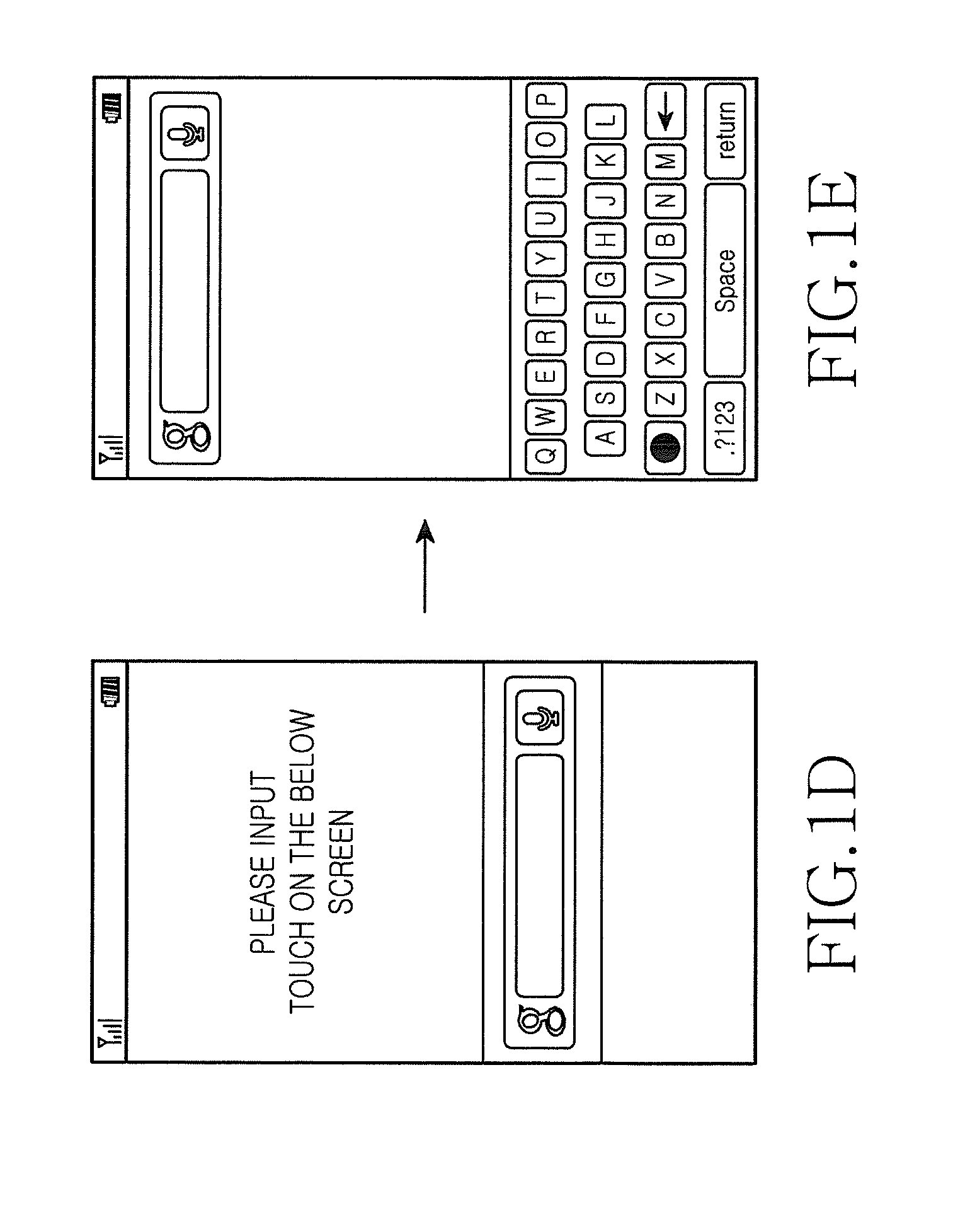 Method and apparatus for designating entire area using partial area touch in a portable equipment