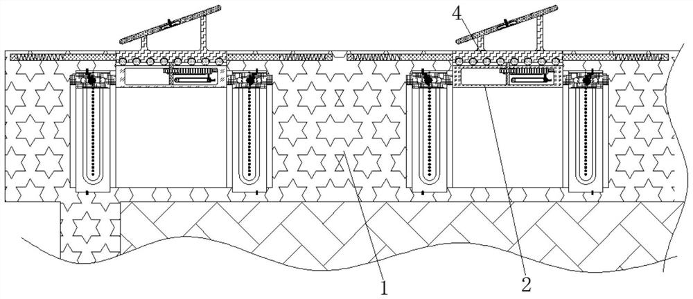 Advertising media propaganda device based on solar power generation technology