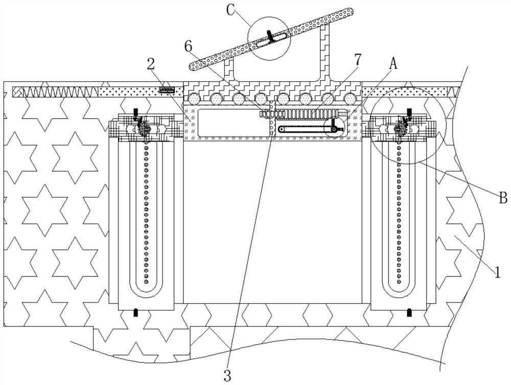 Advertising media propaganda device based on solar power generation technology