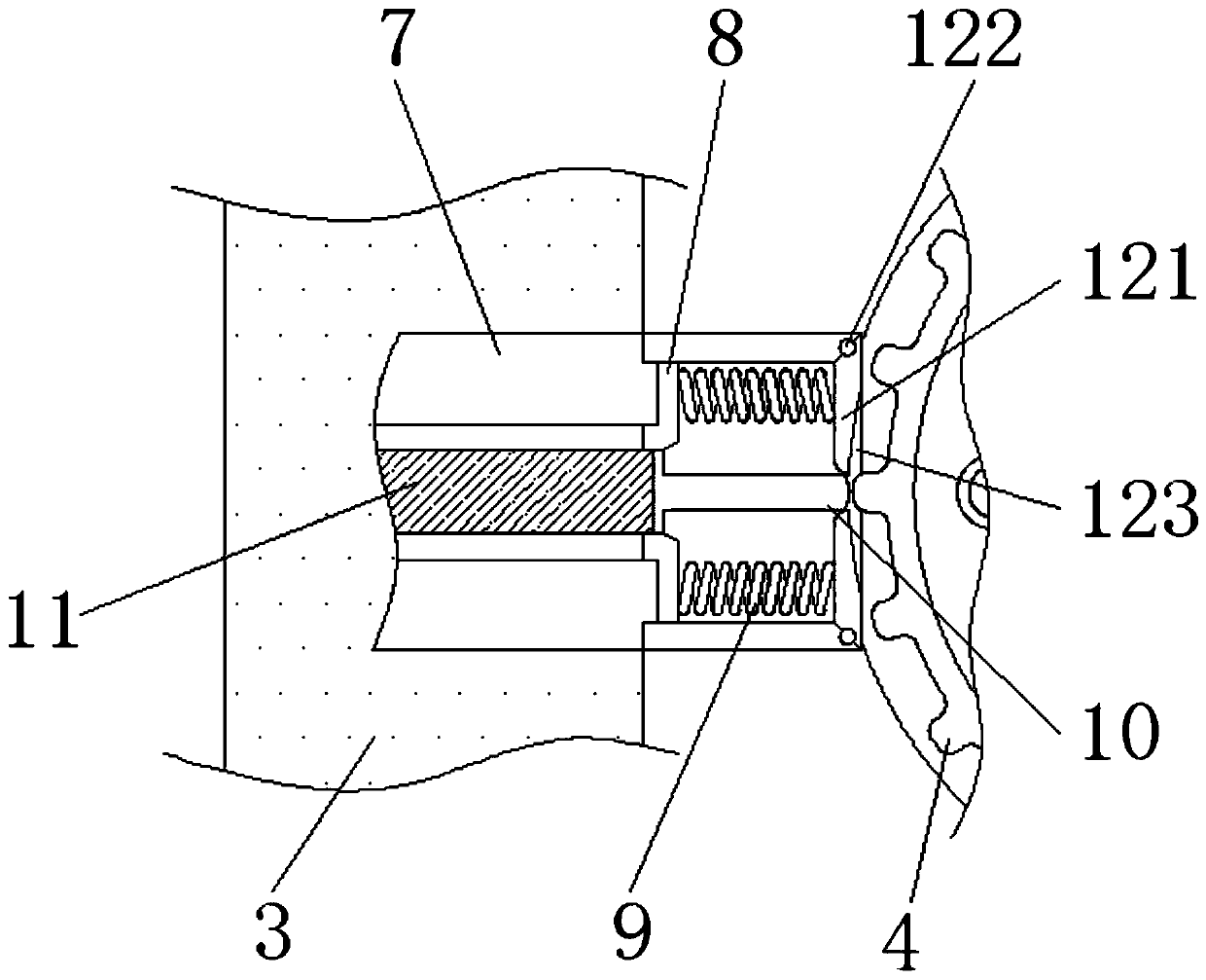 Position sensor of automatic driving automobile