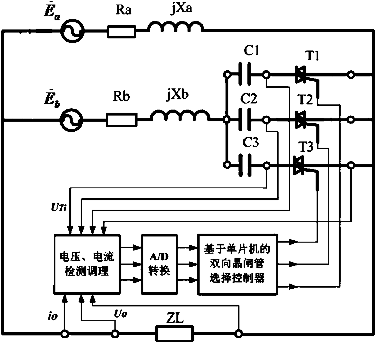 Serial capacitor operation control device and method for single-phase permanent magnet synchronous generator