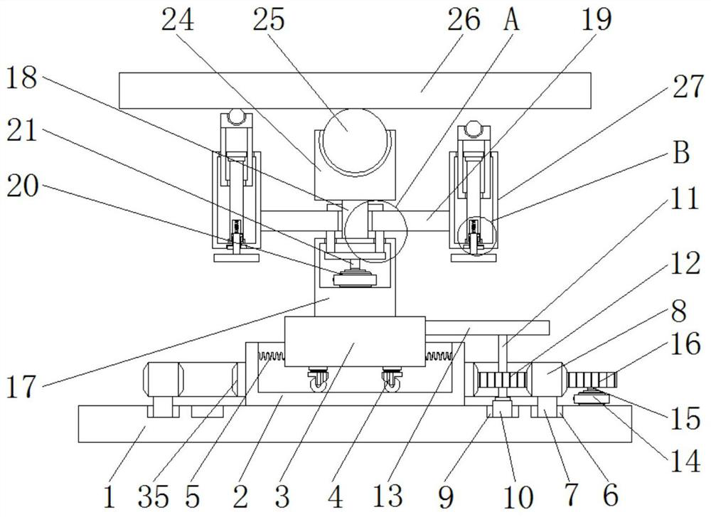 Anti-seismic experiment device for assembled bridge engineering