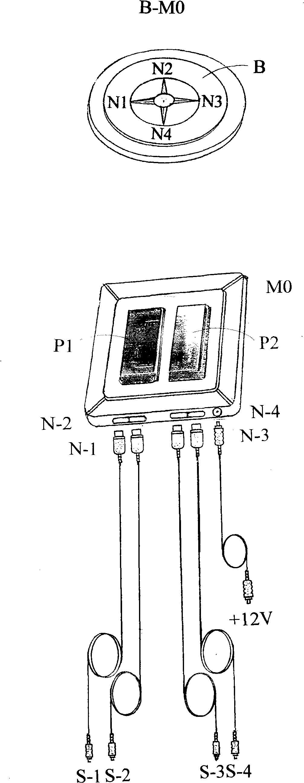 Safe driving and positioning system for vehicle