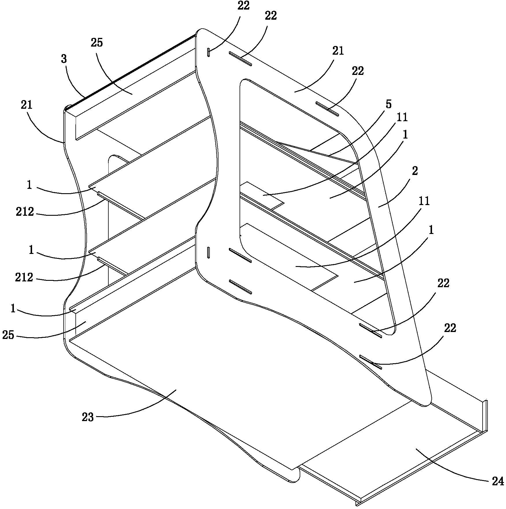 File rack capable of performing photographing