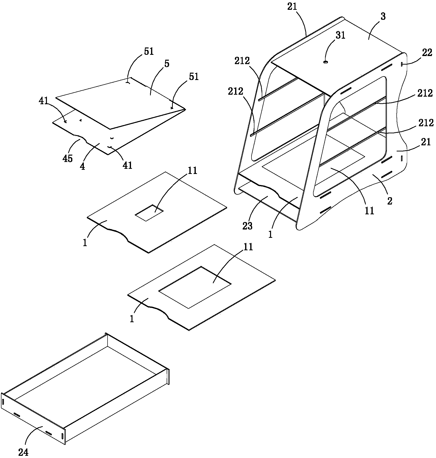 File rack capable of performing photographing