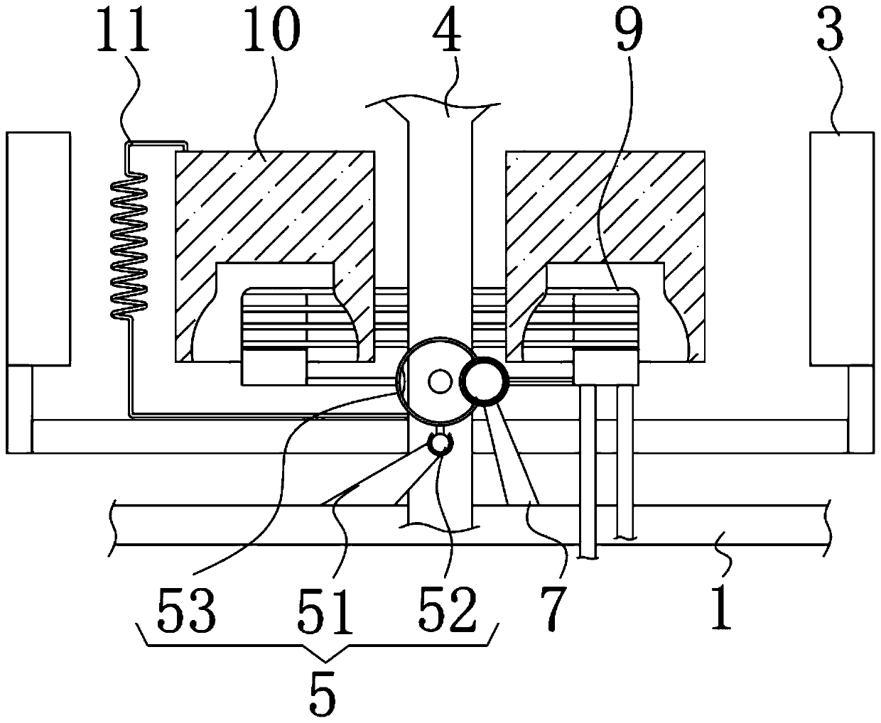 Electronic analytical balance for mass measurement