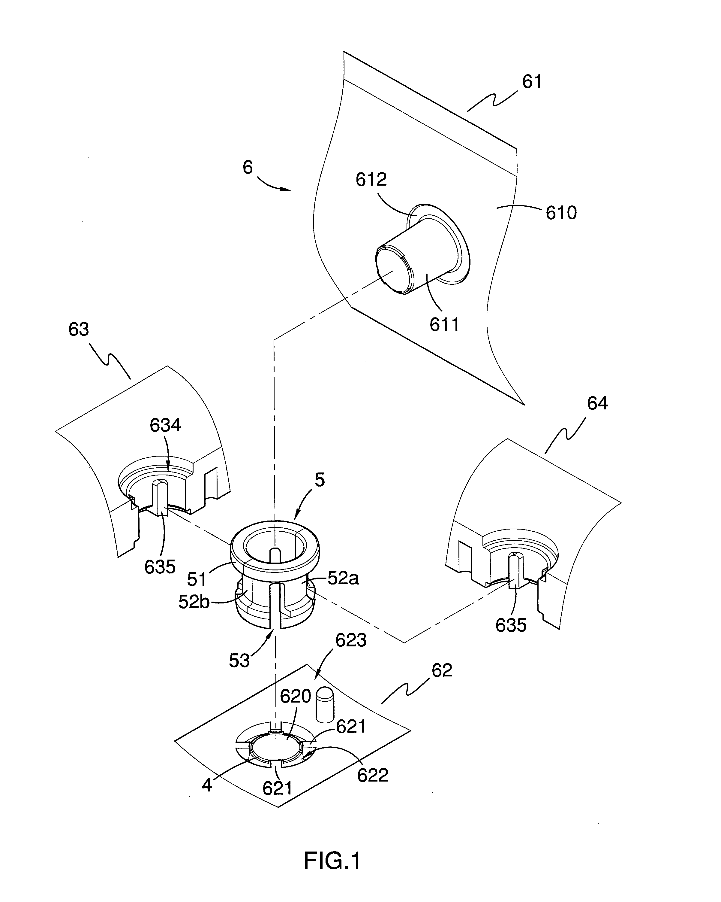 Collet for quick connect tube coupling and a mold apparatus for making the same