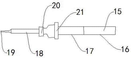 Electronic chip welding device