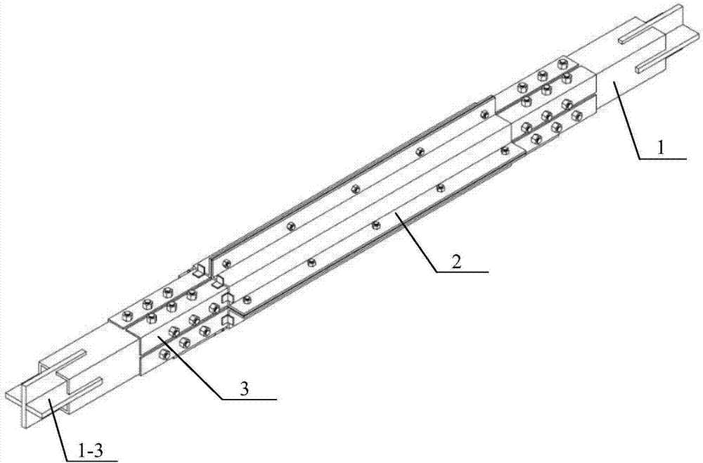 Buckling restraint support provided with L-shaped energy-dissipation element, building and assembling method