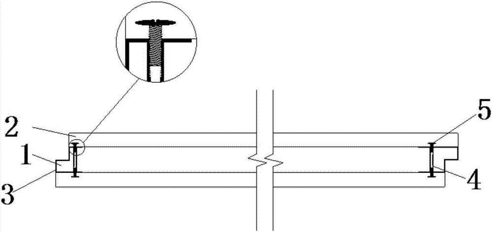 Assembled interior wall separator plate