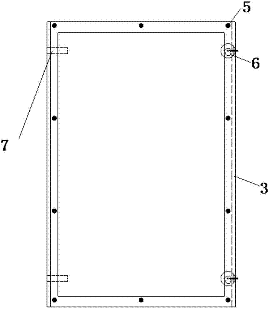 Assembled interior wall separator plate