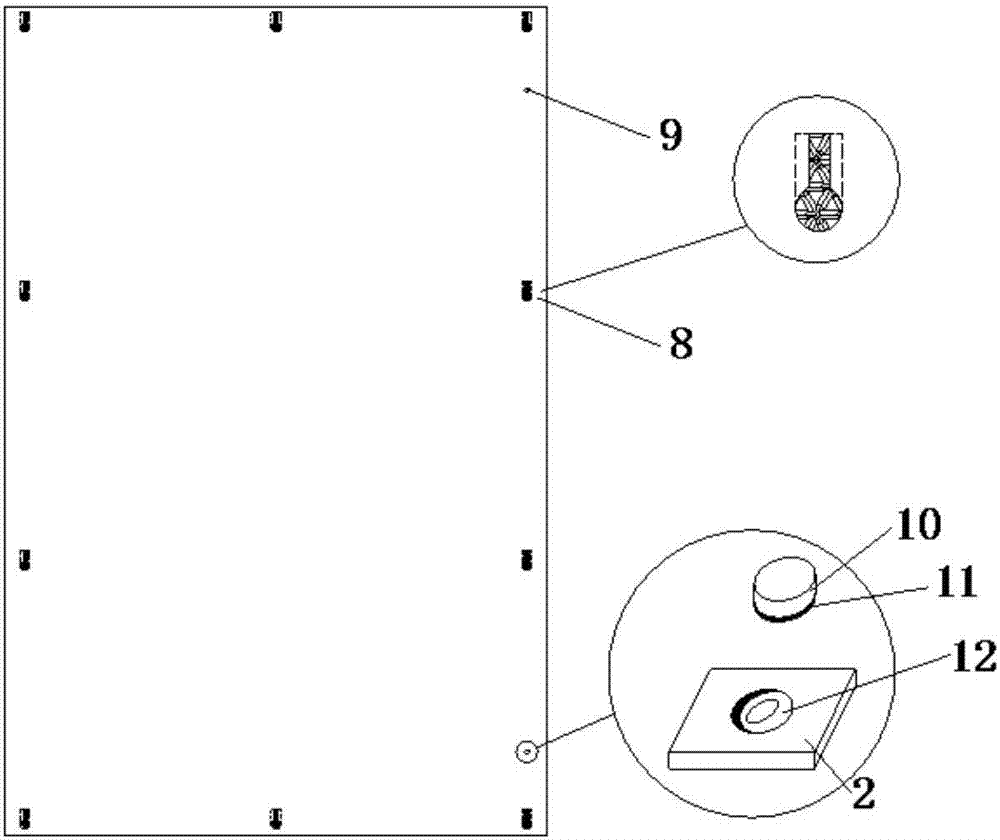 Assembled interior wall separator plate