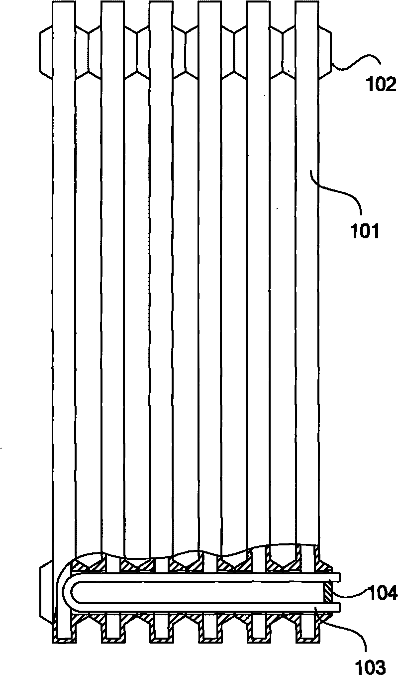 Vacuum superconducting electric heater and manufacturing method thereof