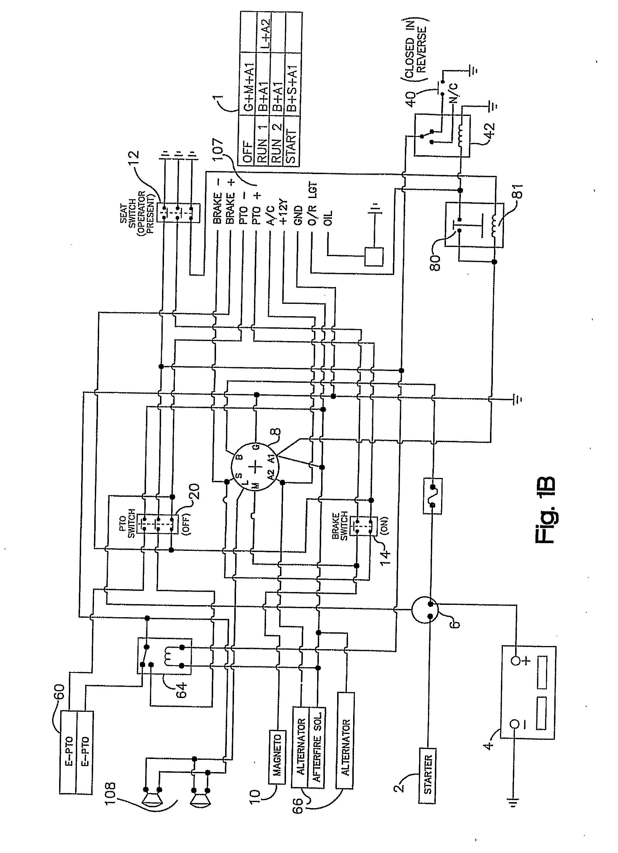 Override Control Circuit For a Lawn and Garden Tractor