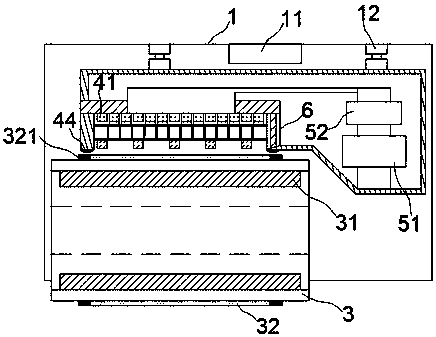 Full-automatic floor mopping machine