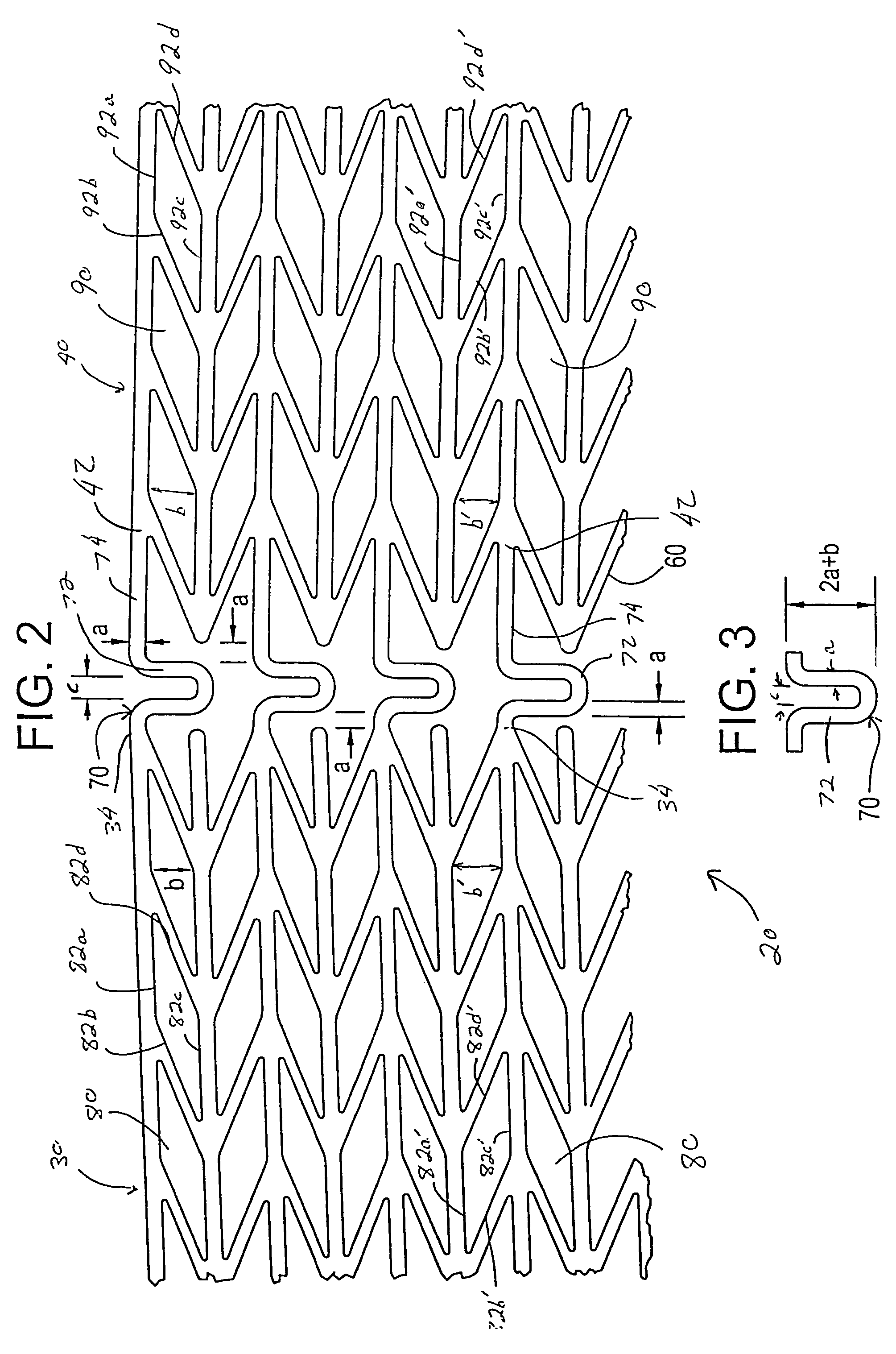 Irradiated stent coating