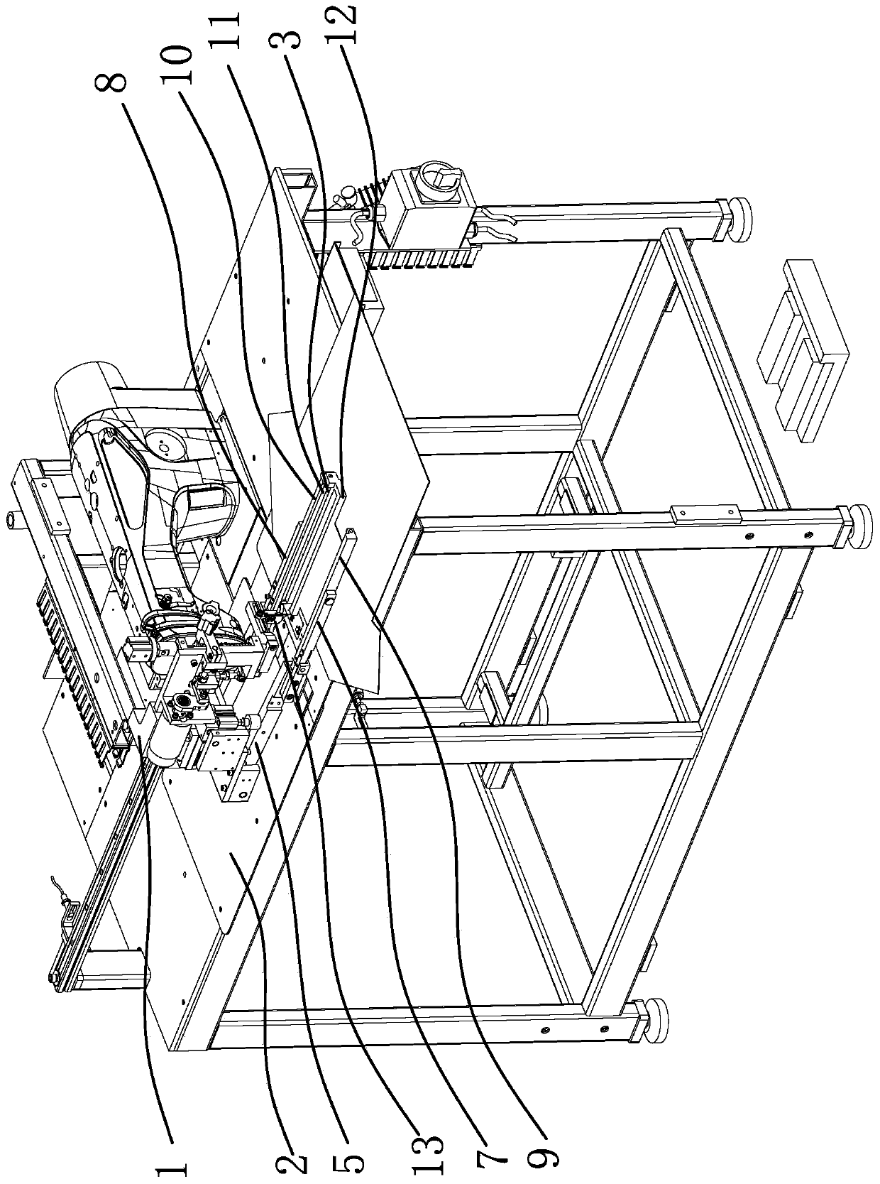 Pressor foot mechanism in placket machine and control method of pressor foot mechanism