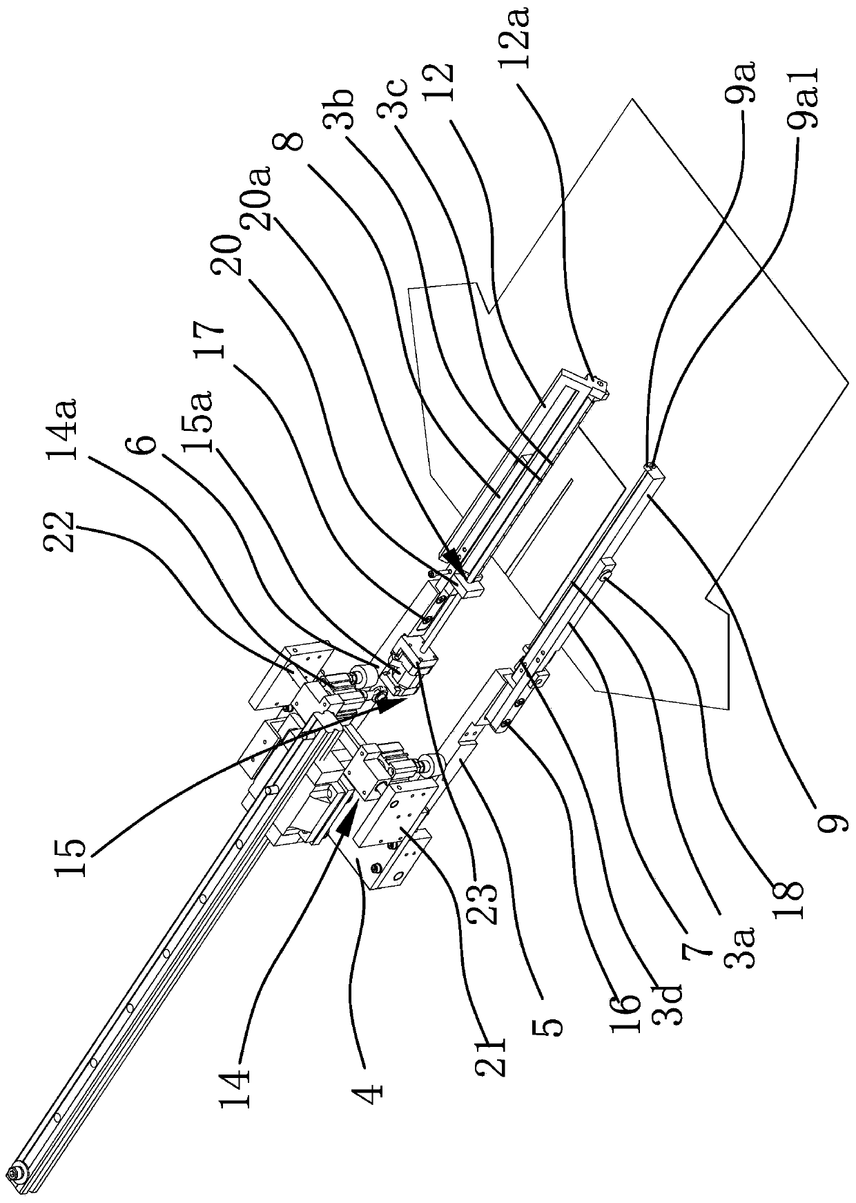 Pressor foot mechanism in placket machine and control method of pressor foot mechanism