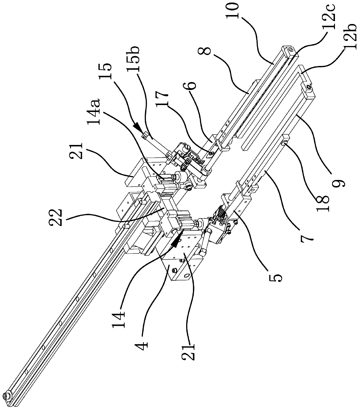 Pressor foot mechanism in placket machine and control method of pressor foot mechanism