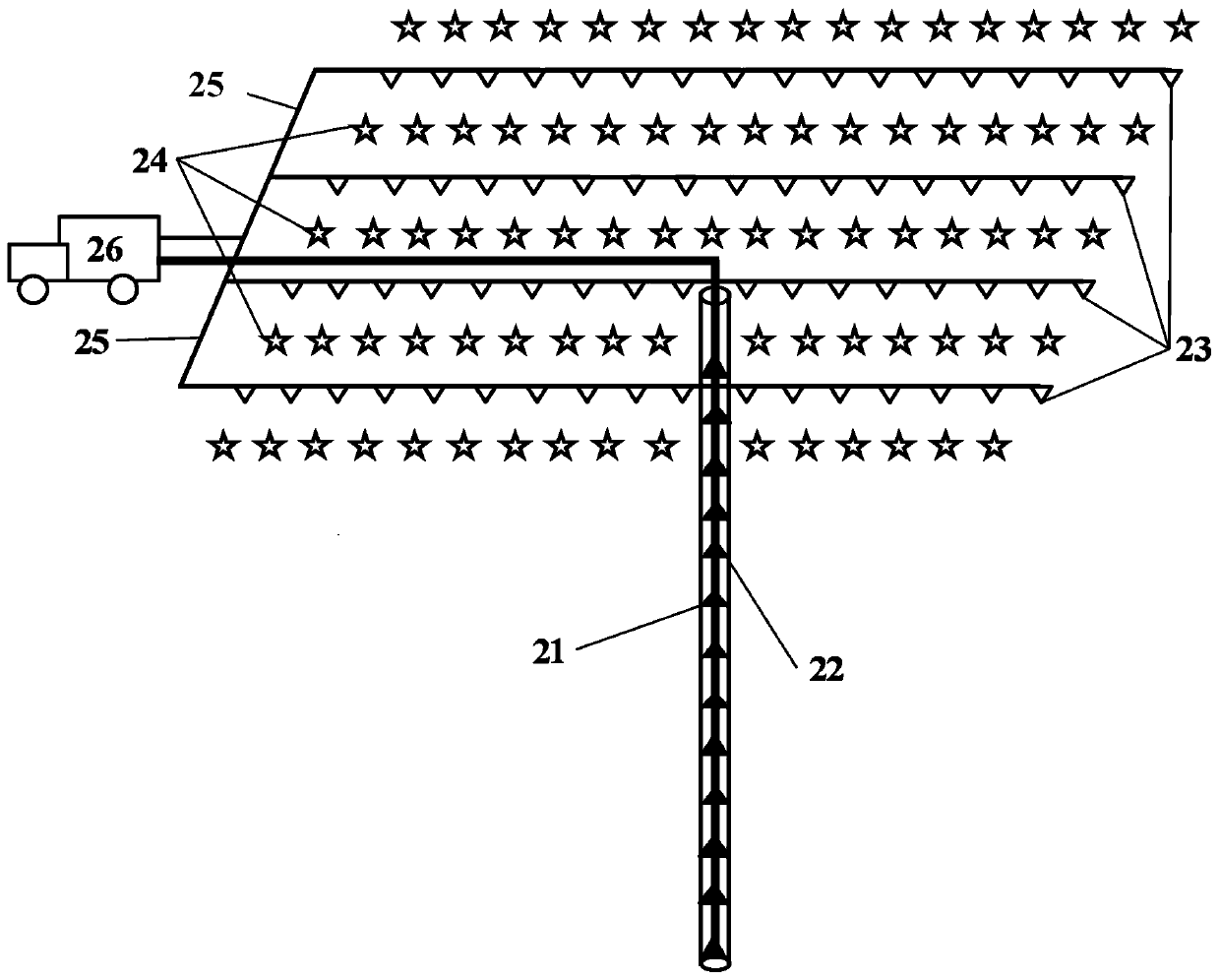 Optical fiber acoustic wave sensing well-ground seismic data joint acquisition system and well drive data processing method