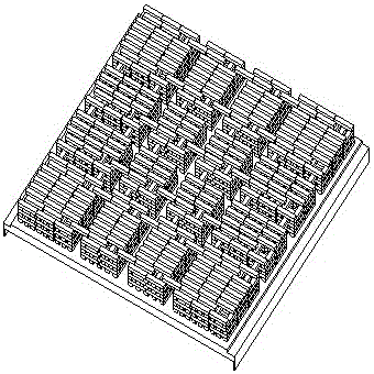 Bridge connecting mechanism for brick stacking