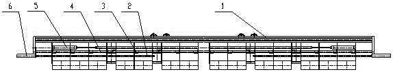 Bridge connecting mechanism for brick stacking