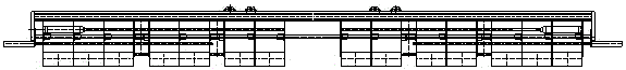 Bridge connecting mechanism for brick stacking