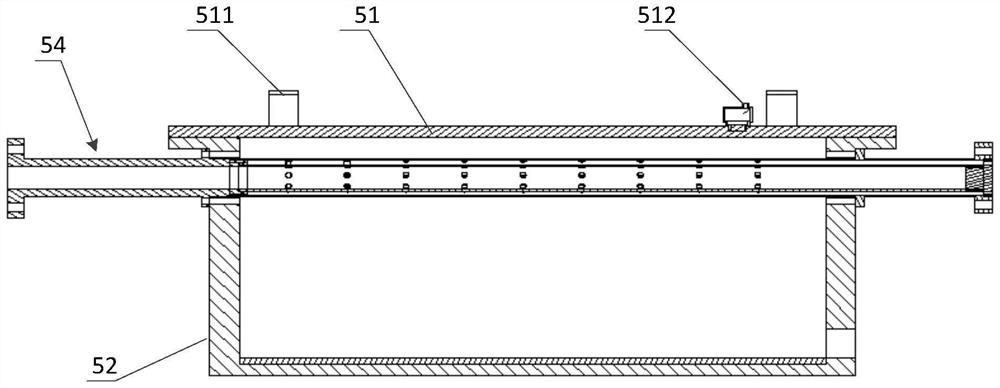 Solid-state fluidization mining jet flow recovery flow field detection experiment device and experiment method