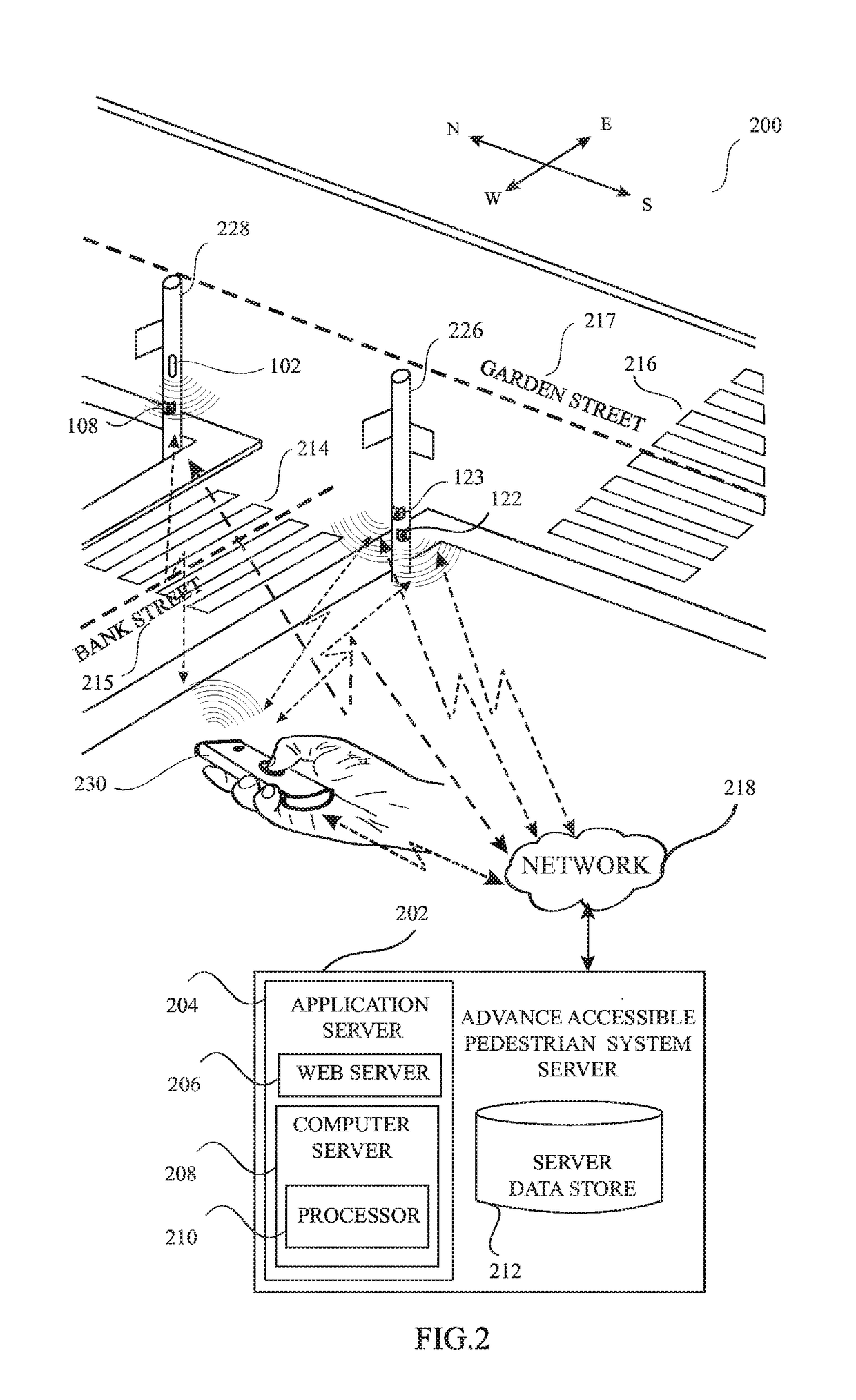 Advanced wireless push button for accessible pedestrian system