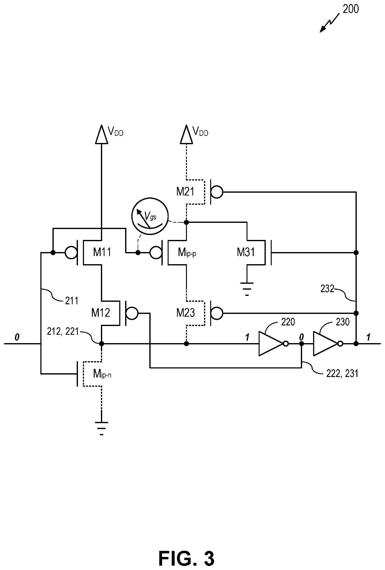 Circuits and methods for preventing bias temperature instability