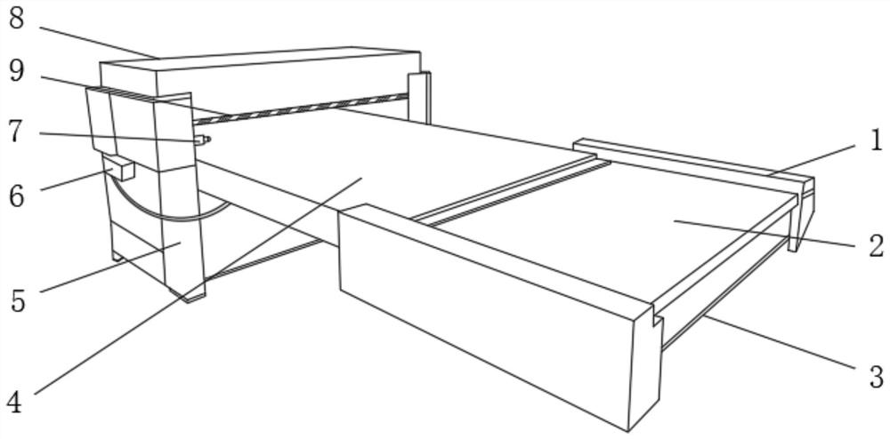 Internal flexible precise high-speed hydraulic machine tool with infrared sensing device