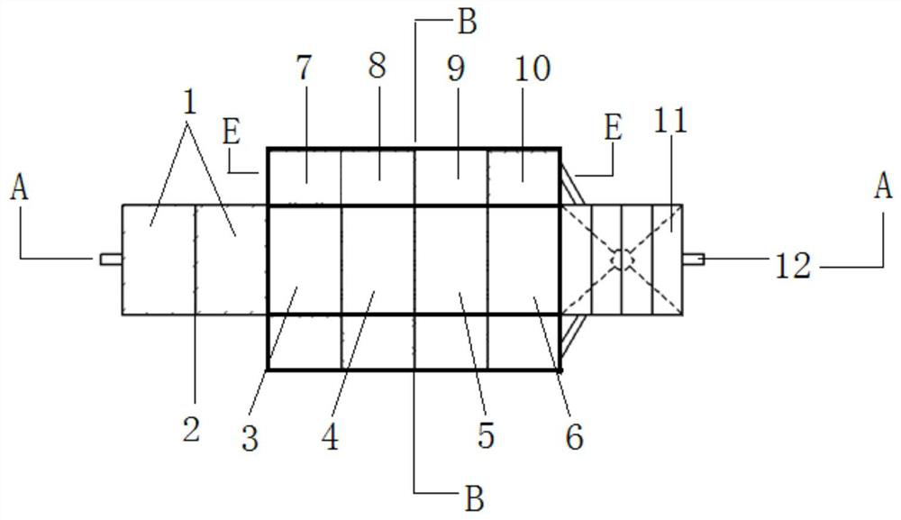 Integrated backflow-free A2O equipment based on fluidized bed