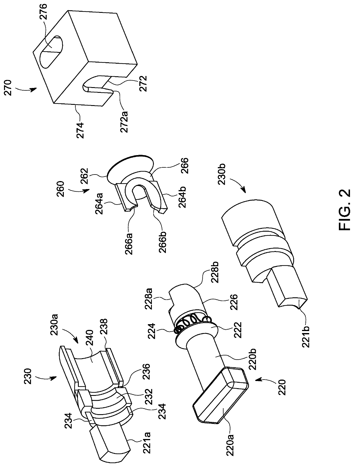 Corner-mounted lock head for computer security