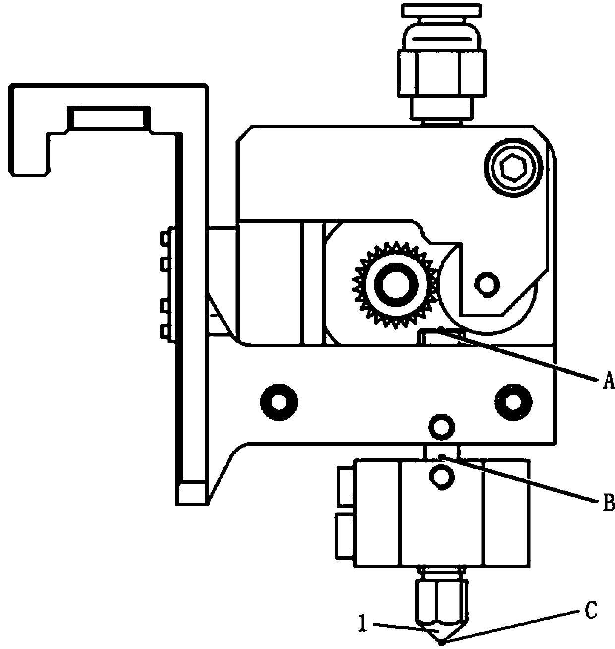 Method for removing residual print wire, FDM printing device, storage medium and processor