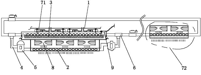 Vacuum circulative radiating system for electric driver of electric vehicle